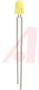 LED; Yellow;5mcd;3.2mm;T-1;30mA;2.4V;+/-30deg;585nm;GaAsP on GaP;100mW - 70061584 - Allied Electronics, Inc.