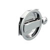 Flush Cam Latch, Medium Size, Turn Counterclockwise to Latch / Lock, Two - Point Latching, Standard Style Handle, Chrome Plated, Bright - 01-33-51 - Southco