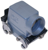 Insulated, Rectangular Hood, size 57.27, Double Latch, Side PG29 cable entry - CMAO-03X29 - Mencom Corporation