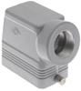 Insulated, Rectangular Hood, size 57.27, 2 Pegs, Side PG21 cable entry - CMAO-03L21 - Mencom Corporation