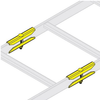 LADDER STRINGER JUNCTION HARDWARE 1 PAIR - CLH-RSJ - MilesTek Corporation