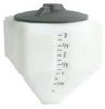 4 Gallon Square Cone Bottom Specialty Rinse Tank 8