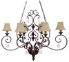 4137MBZ-421-CR Large Chandeliers-Candle - 730832 - Capital Lighting, Inc.