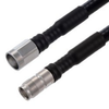 Low PIM NEX10 Male to NEX10 Female Cable 1/4 inch Superflexible Coax in 48 Inch - FMCA2262-48 - Fairview Microwave Inc.