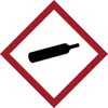 Brady B-235 Black / Red on White Diamond Paper Hazardous Material Label - 2 in Width - 2 in Height - 118889 - 754473-66130 - R. S. Hughes Company, Inc.