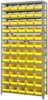 Open Shelving, 13Shelves, 60Bins, Yellow; Shelving Unit Type Quantum Storage - 44AC8819 - Newark, An Avnet Company