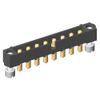 8 Pos. Male SIL Vertical Throughboard Conn. Jackscrews - M80-5000000M3-08-PM2-00-000 - Harwin Plc