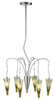 LS-14466PS/AMB Mid. Chandeliers-Glass Down - 668438 - Capital Lighting, Inc.