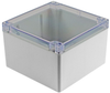 Small Enclosure, Polycarbonate, Grey/clr; Enclosure Type Hammond - 98AC7214 - Newark, An Avnet Company