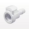 Coupling Body, In-Line Hose Barb, Straight Thru - MPC17004T - Qosina Corp.