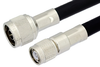 N Male to TNC Male Cable 12 Inch Length Using PE-C400 Coax - PE34801-12 - Pasternack