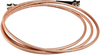 Coaxial Cable, Rg-400/u, 72In, Black; Connector Type A Multicomp Pro - 04M7988 - Newark, An Avnet Company