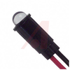 INDICATOR, SNAP-IN DIFFUSED LED PANEL MOUNT, 3.6V, 650 MCD, BLUE - 70081848 - Allied Electronics, Inc.