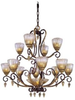 N9019 Large Chandeliers-Glass Shade - 669140 - Capital Lighting, Inc.
