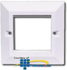 Hubbell Continental Frame, Beveled Edge, Single-Gang - EBMF1 - TelephoneStuff.com