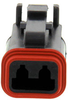 Rectangular Connectors, Heavy Duty - DT Series - DT06-2S-P012 - LADD Distribution