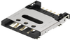 Connector, Nano Sim, 6Pos, Gold Rohs Compliant Gct (Global Connector Technology) -- 66AH6962