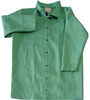Chicago Protective Apparel Green Large FR-7A Cotton/Proban Welding & Heat-Resistant Coat - 40 in Length - 601-GW LG -- 601-GW LG - Image