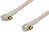 MC-Card Plug Right Angle to MC-Card Plug Right Angle Cable 48 Inch Length Using RG316 Coax - PE36130-48 - Pasternack