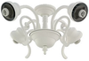 4 Light Fitter - Textured White - MC66TW-L - Monte Carlo Fan Company