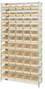 Wire Shelving, 12Shelves, 55Bins, Ivory; Shelving Unit Type Quantum Storage - 44AC8058 - Newark, An Avnet Company
