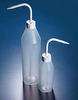 LDPE Sloped Shoulder Plastic Wash Bottles w/ White Caps - 506805-1000 - SKS Science Products