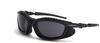 Eclipse smoke anti-fog lens, matte black frame, foam lined - 2641af - Crossfire By Radians