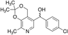 ( /-)-4-Chlorophenyl-5-[(3,4-isopropylidine)-2-methylpyrid.. -- 22268 - Image