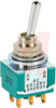 Switch, Toggle; Panel Mnt; 6 A; 125 VAC; DPDT; On-None-On; Solder/QC - 70156045 - Allied Electronics, Inc.