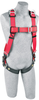 Protecta PRO Red Medium/Large Vest-Style Body Harness - Polyester Webbing - 840779-01039 - 840779-01039 - R. S. Hughes Company, Inc.