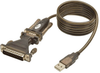 USB to Serial Adapter Cable (USB-A to DB25 M/M), 5-ft. -- U209-005-DB25 - Image