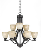 33244 Mid. Chandeliers-Glass Up - 373877 - Capital Lighting, Inc.