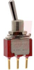 Switch, Toggle; PC Mount; 0.4 VA; 20 VAC/VDC; SPDT; 1000 Megohms @ 500 VDC - 70155937 - Allied Electronics, Inc.