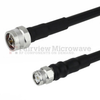 N Male to TNC Male Cable LMR-400-DB Coax in 36 Inch with Times Microwave Connectors and RoHS Compliant - FMC0103410LF-36 - Fairview Microwave Inc.