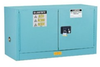 Justrite Chemcor 12 gal Blue Hazardous Material Storage Cabinet - 43 in Width - 18 in Height - 697841-11246 - 697841-11246 - R. S. Hughes Company, Inc.