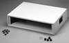 Rack Cabinet, Table Top, 8.75In, Steel Black; Cabinet Style Hammond - 83F9033 - Newark, An Avnet Company