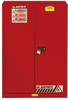 Justrite Sure-Grip EX 45 gal Red Hazardous Material Storage Cabinet - 43 in Width - 65 in Height - Floor Standing - 697841-11095 - 697841-11095 - R. S. Hughes Company, Inc.