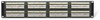 CAT6 Patch Panel, 2U, Unshielded, 48-Port - GigaTrue - JPM612A-R7 - Black Box