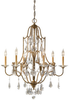 Light Single Tier Chandelier - F2478/6OBZ - Murray Feiss Lighting