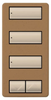 Master Control Switch - RKD-H3BSRL-TC-E - Lutron Electronics Co., Inc.