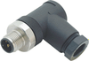 Series 713 - M12 Shielded Connectors -- Bulkhead Feed-through M12-M12