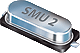 Full Metal SMD Quartz Crystal -- SMU2 (11.5mm x 4.8mm) - Image