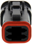 Rectangular Connectors, Heavy Duty - DT Series - DT06-4S-CE13 - LADD Distribution