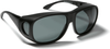 Solitaire Square Over-The-Glass Sunglasses with Black Ultra - 211700A - Safety Glasses USA