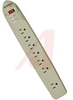 Surge Suppressor; 6; 13000 A (Max.)lt 1ns; Single Stage; 6 ft.; 15 A; NEW VERSI - 70091581 - Allied Electronics, Inc.
