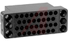 Connector; Phenolic; Black; Standard; 34; Free Hanging, Panel Mount - 70083253 - Allied Electronics, Inc.