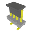 Headers, Male Pins - 612-HFWJ-04-01-T-S-VS-P-ND - DigiKey