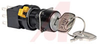 Switch, L6 Key - RR Round, 2 Position Spring, RT DP - 70173229 - Allied Electronics, Inc.