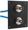 2 JACK PANEL INSERT BULKHEAD REAR MOUNT TRB 3 LUG ISOLATED JACK WITH 30-02001 LEAD 12