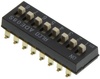 Dip Switch, 8Pos, Spst, Slide; No. Of Circuits Alcoswitch Te Connectivity - 46P4355 - Newark, An Avnet Company